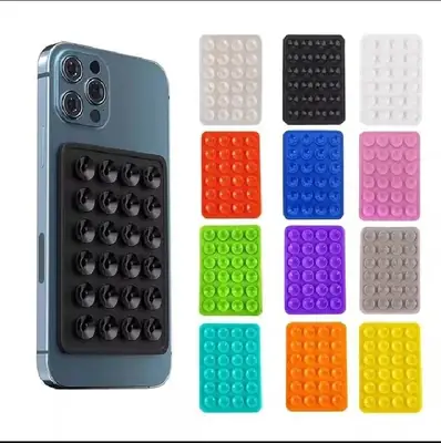 Double Side Silicon Suction Pad Phone Holder Self