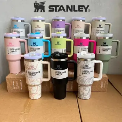 Stanley Tumbler 40oz (1200ml) – Stainless Steel Vacuum Insulated Cup with Straw & Lid | Leakproof Travel Tumbler Mug for Hot & Cold Drinks | Coffee Thermos Water Bottle for Gym, Office, Outdoor & Gifts