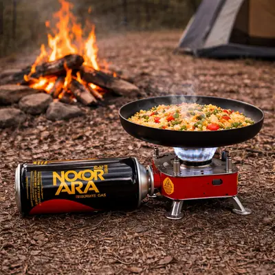 Mini Portable Stove Refill | Butane Can | Portable Cartridge for Camping Stove | High Quality | Portable Stove Can | Camping & Cooking Can | Safe & Efficient thumbnail 2