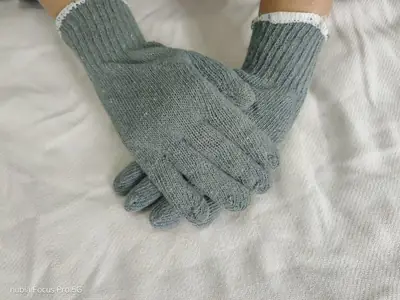 6 Pcs Cotton Textured Crochet Gloves 3 thumbnail 2