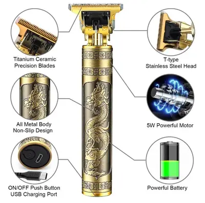 5-Blade System for Fast, Close, Comfortable Shaving Men's Hair Shaver thumbnail 2