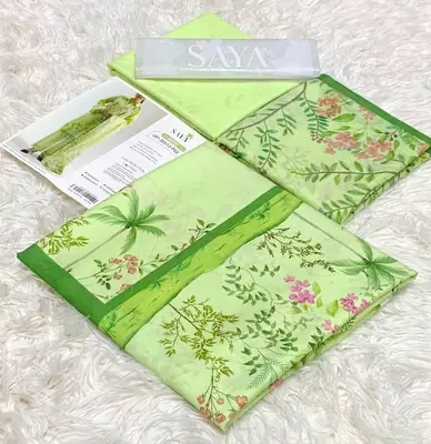 3 Pcs Women's Unstitched Printed Suit thumbnail 3