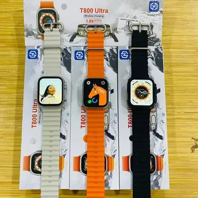 T800Ultra Smart Watch Series Bluetooth Call Smartwatch With Ocean Strap Wireless Charging Best Battery Timing thumbnail 3