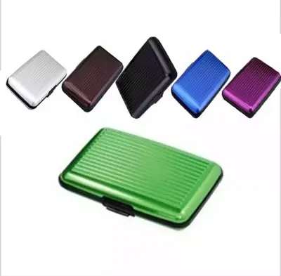 Aluminium Case Water Proof Aluma Wallet Multicolor For Men And Women thumbnail 2