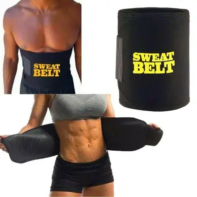 Men And Women Workout Slimming Belt Weight Loss Hot Slimming Thermo Waist Body Shaper Waist Trainer Neoprene Sweat Belt thumbnail 2