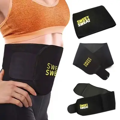 Men And Women Workout Slimming Belt Weight Loss Hot Slimming Thermo Waist Body Shaper Waist Trainer Neoprene Sweat Belt thumbnail 6
