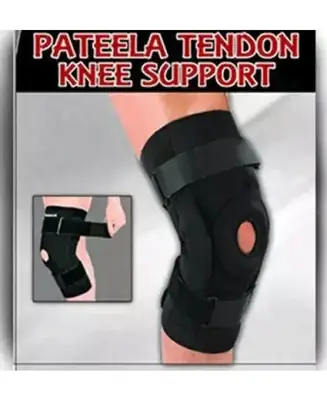 PATEELA TENDON KNEE SUPPORT - BLACK Knee Brace thumbnail 2