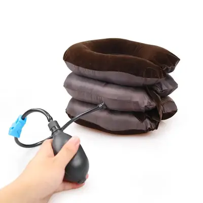 Neck Stretcher Inflatable Air Neck Traction Apparatus Device Soft Neck Cervical Collar Pillow Pain Stress Pain Relief Tractor thumbnail 2