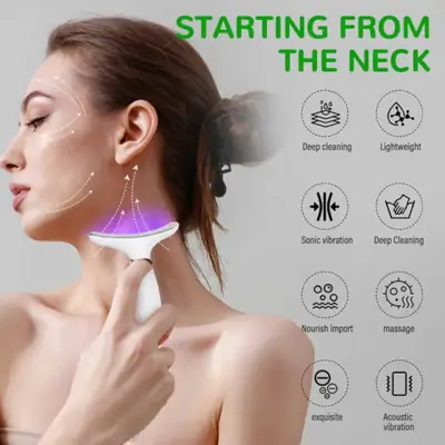 Neck Face Massager Skin Care Facial Massage Device With 3 Color Modes For Skin Rejuvenation Face Sculpting Tool For Double Chin
