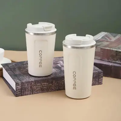310ML Heat Preservation Coffee Mug Stainless Steel Travel Portable Mug Coffee Milk Cup Vacuum Flasks Thermo Cup thumbnail 5