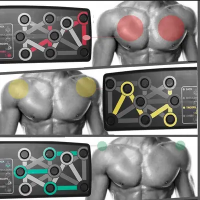 9 IN 1 Push Up Rack Board System Comprehensive Fitness Exercise Workout Pushup Stands thumbnail 5