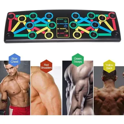 9 IN 1 Push Up Rack Board System Comprehensive Fitness Exercise Workout Pushup Stands thumbnail 6