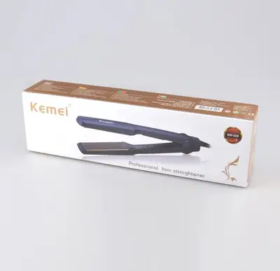 Kemei KM-329 Professional Hair Straightener With Temperature Control- For Women thumbnail 6
