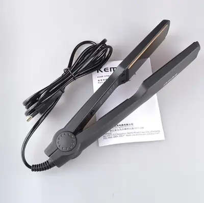 Kemei KM-329 Professional Hair Straightener With Temperature Control- For Women thumbnail 7