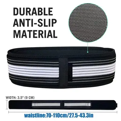 1 PCS Hip Belt Sacroiliac SI Joint Hip Braces for Hip Pain Pelvic Support Belt Sciatica Pelvis Lumbar Pain Relief Lower Back Support Body Buliding Belt thumbnail 6
