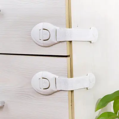 2pcs Child Safety Lock For Drawer, Door & Refrigerator