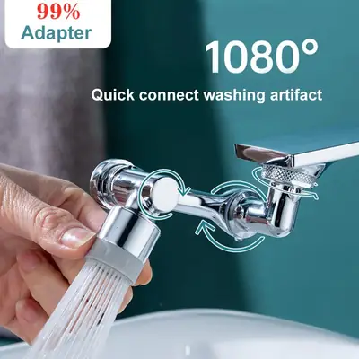 Rotatable Faucet Aerator Bathroom Washbasin Tap Splash Filter Kitchen Faucet Extend Faucet Water Saving Bubbler Nozzle