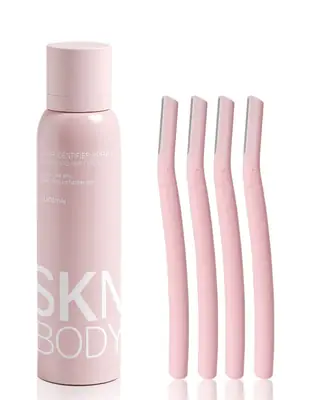 Hair Identifier Spray With 4 Razors or Face Shaving Moisturizing and Skin Care Dermaplaner Spray Glow Reveal Face Spray for Face Dermaplaning thumbnail 2