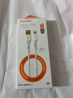 Premium Mini Charging Cable - 2.4 Watts - 1 Pcs Off White Charging Solution
