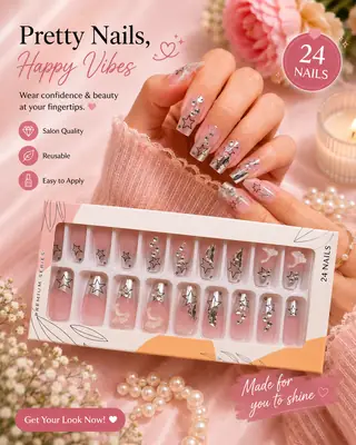 Customization Fake Nails thumbnail 8