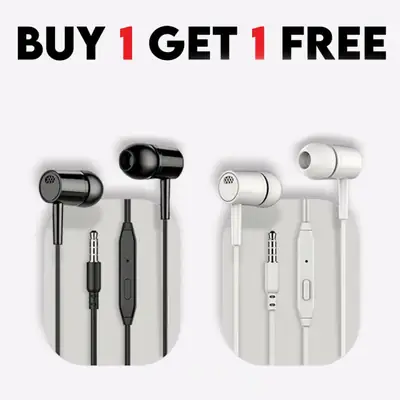 Stereo In Ear Handsfree Earphones with High Quality Sound and Mic