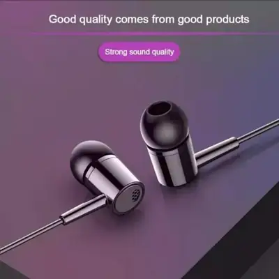 Stereo In Ear Handsfree Earphones with High Quality Sound and Mic thumbnail 2