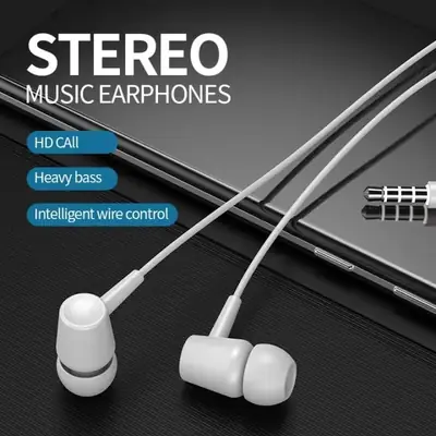 Stereo In Ear Handsfree Earphones with High Quality Sound and Mic thumbnail 3