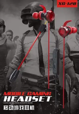 Pubg Mobile Gaming Headset With Long Mic Wired Earphone 3.5 mm Jack Dynamic Universal Earbud