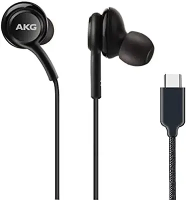 Samsung AKG Type-C Wired In-Ear Earbuds with Noise-Cancelling Microphone, Dynamic Sound, Universal Plug No Ratings