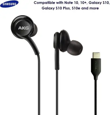 Samsung AKG Type-C Wired In-Ear Earbuds with Noise-Cancelling Microphone, Dynamic Sound, Universal Plug No Ratings thumbnail 3