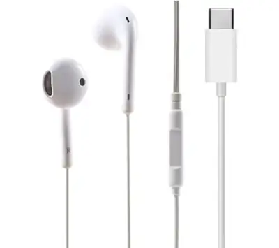 Original Gionee Type-C Handsfree With Mic | USB-C In-Ear Earphones | Hi-Fi Stereo Sound Dual Driver Earbuds | Fast & Clear Calling | Compatible With Phone 15/16/17 Series, Samsung, OnePlus, Redmi, Oppo & Huawei