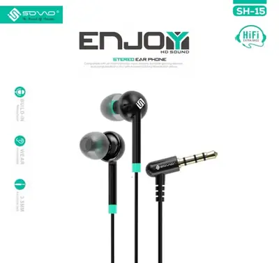 ENJOY SH-15 3.5MM Handfree Ear Headphones Headset High Quality