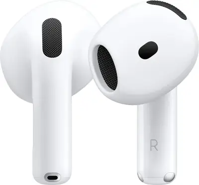 White Airpods Pro 4 Wireless Earbuds with Active Noise Cancellation, Bluetooth 5.0 thumbnail 3