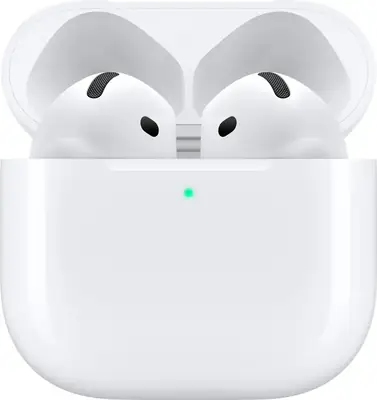 White Airpods Pro 4 Wireless Earbuds with Active Noise Cancellation, Bluetooth 5.0 thumbnail 4