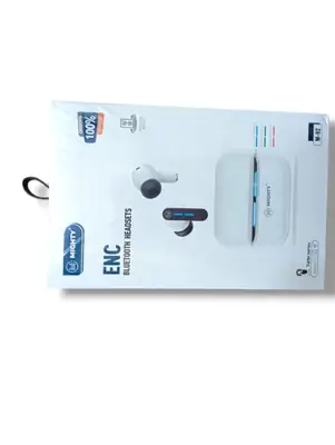 Mighty M-92 ENC Bluetooth Headsets | True Wireless Earbuds with Noise Cancellation, Strong Bass & Charging Case