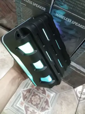 Kts-1722 Small Portable Speaker | RGB Light Speaker | Bass Sound |Bluetooth | USB/TF Card thumbnail 2