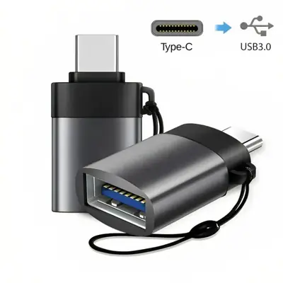 PACK OF 2 Type C OTG Adapter Aluminum Frame Premium Quality
