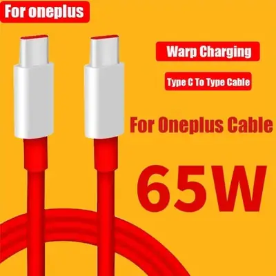 OnePlus Original Fast Charging Cable – 10A – USB-A to Type-C & Type-C to Type-C – 100cm – Data Cable for All Phones