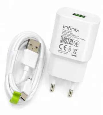 Infinix USB Charger Fast Charger Original Adapter with Micro USB Cable for All ModelsVVVVVV