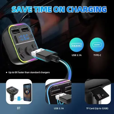 G39 Car MP3 Player with Bluetooth | Wireless Audio Receiver for Seamless Music Streaming, Hands-Free Calling, USB Charging, FM Transmitter, and Multi-Device Connectivity