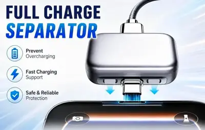 Auto Ejector Type-C Smart Auto Stop Charging Adapter