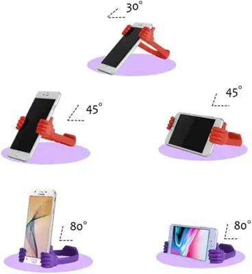 pack of 2 New Universal Thumb Design OK Mobile Phone Stand Multicolor By Chase HouseNew Universal Thumb Design OK Mobile Phone Stand Multicolor By Chase House thumbnail 3