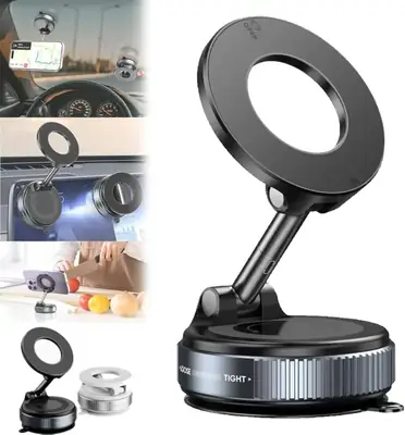 Newest K007 Universal 360 Degree Car Mobile Phone Holder with Strong Magnets Magnetic Car Desk Stand Direct Factory Supply