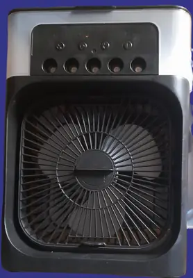 USB Desk Fan with Ice Cooling Easy To Use Mini Air Cooler thumbnail 3