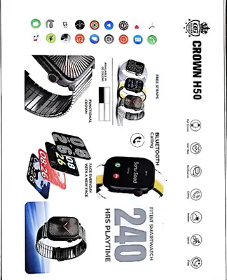 CROWN H-50 Smart Watch thumbnail 4