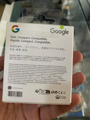 Google Pixel Original 30W USB-C Fast Charger with USB-C Cable (New)