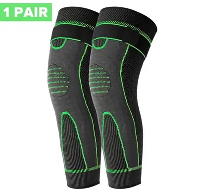 2Pcs 1Pair Strap Knee Braces Support Pad Running Lengthening Breathable Sport Protector Elastic Nylon Pad Sleeve Unisex thermal legs warmer for medical use Wool Knee Warmer  thumbnail 3