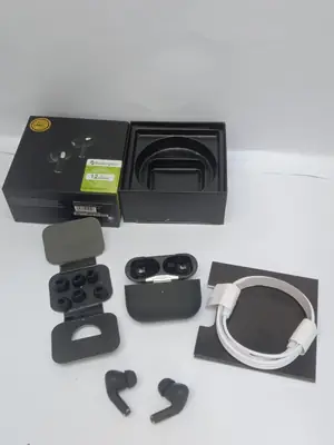 Black Long-Lasting Battery With Fast Charge 2 Earbuds