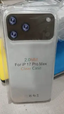  2.0MM Transparent Phone Clear Case for iPhone 17 Pro Max | Slim ShockproofProtective Back Cover |Scratch Resistant iPhone clear Case