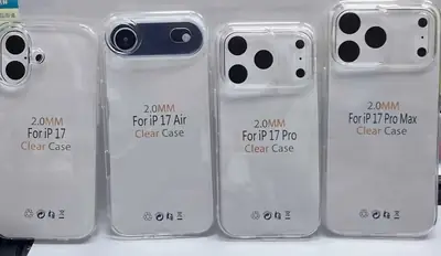  2.0MM Transparent Phone Clear Case for iPhone 17 Pro Max | Slim ShockproofProtective Back Cover |Scratch Resistant iPhone clear Case thumbnail 2